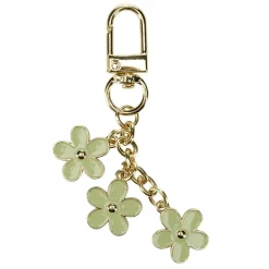 Porte-clé avec fleurs en métal L8,5cm (2 modèles) < Gifi Discount