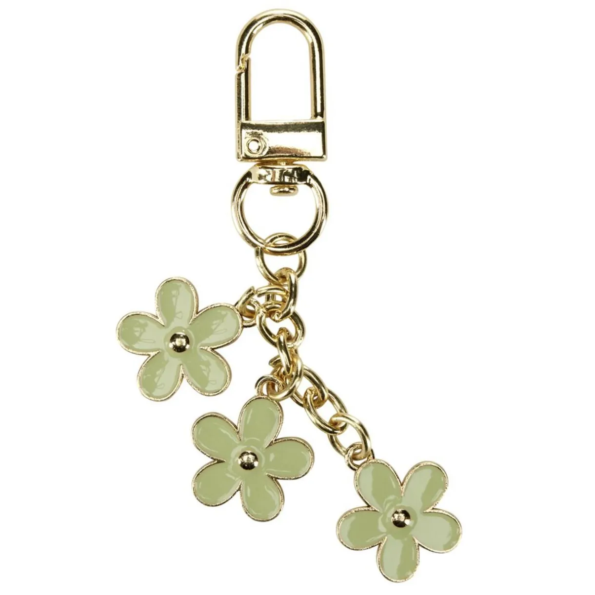 Porte-clé avec fleurs en métal L8,5cm (2 modèles) < Gifi Discount