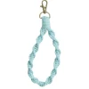 Porte-clé en macramé fil torsadé L20cm (2 modèles) < Gifi New