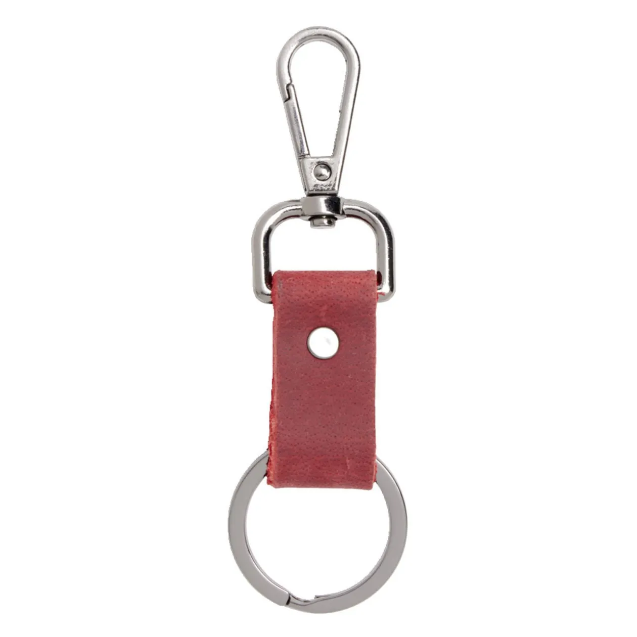 Porte clé lanière simili avec mousqueton