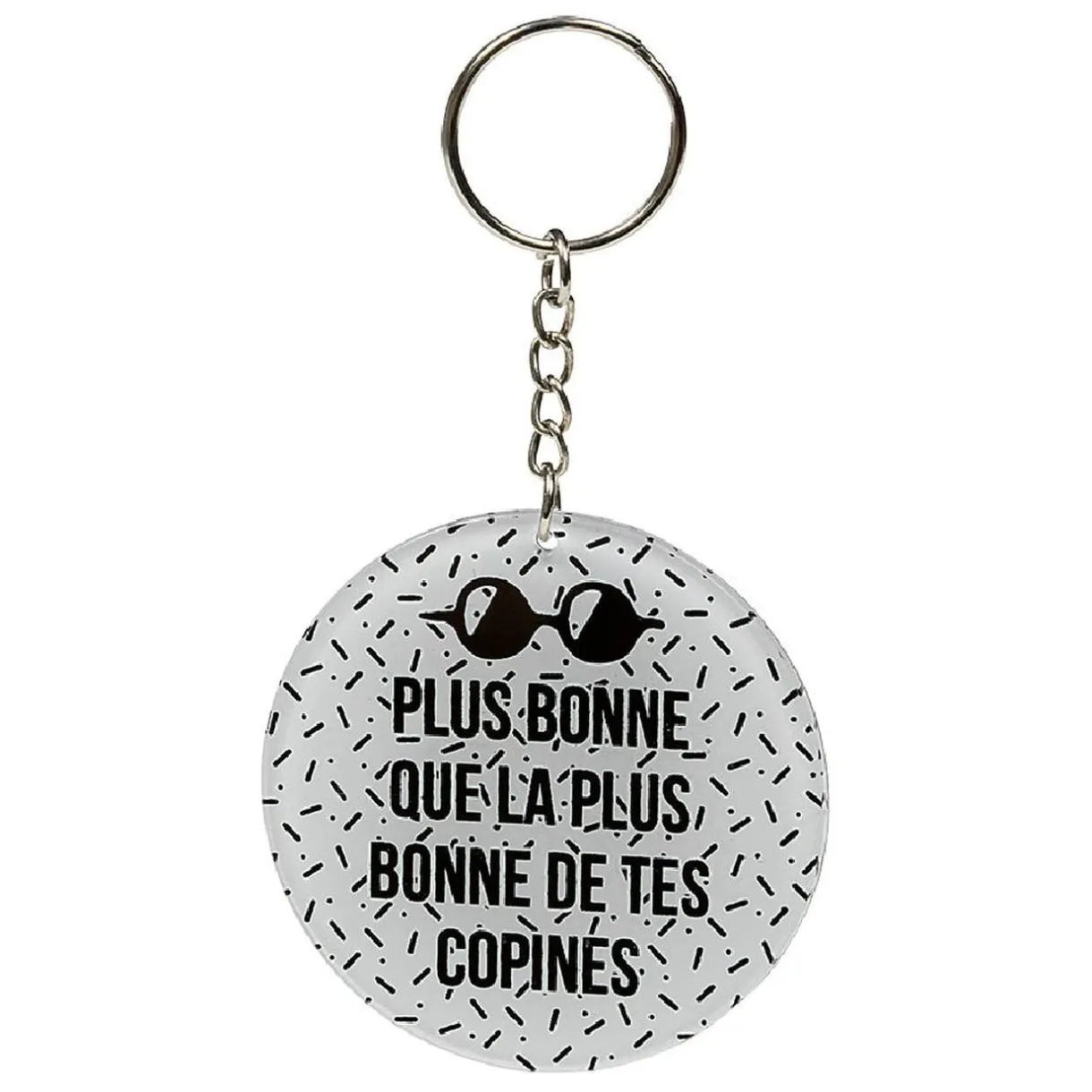 Porte clé miroir avec inscription message < Gifi Online