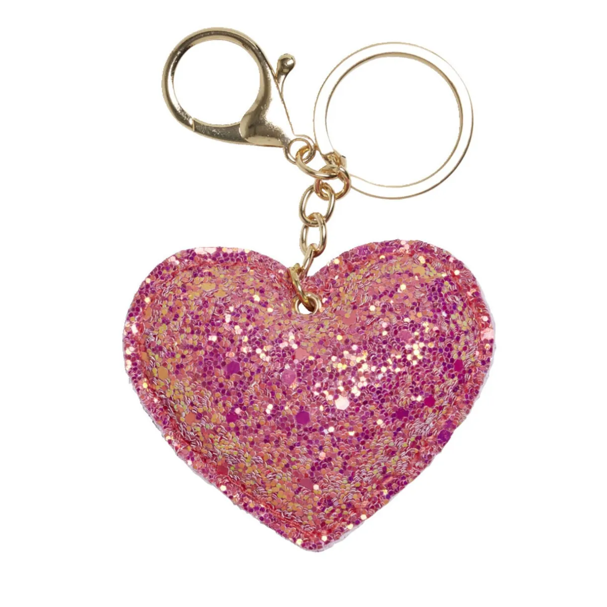 Porte clé pailleté étoile ou coeur < Gifi Outlet