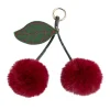 Porte-clé pompon cerise rouge L8cm < Gifi Clearance