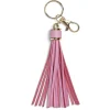 Porte clé pompon plastique coloré - 3 coloris