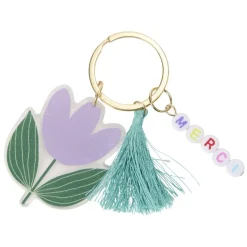 Porte-clé remerciement Merci pour cette année acrylique L10cm (3 modèles) < Gifi Clearance