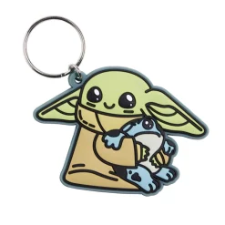 Porte clé Star Wars baby yoda caoutchouc vert < Gifi Sale