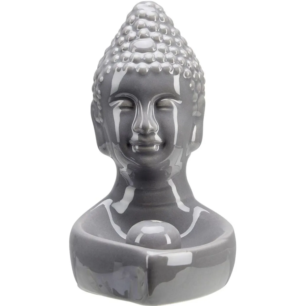 Porte encens décoration Bouddha en céramique