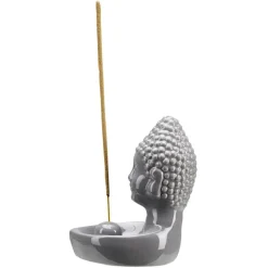 Porte encens décoration Bouddha en céramique