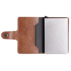 Portefeuille noir polyuréthane avec boitier RFID