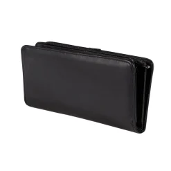 Porte feuille rectangulaire femme pu simili noir < Gifi New