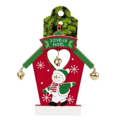 Porte nom design maison de Noël (plusieurs modèles)