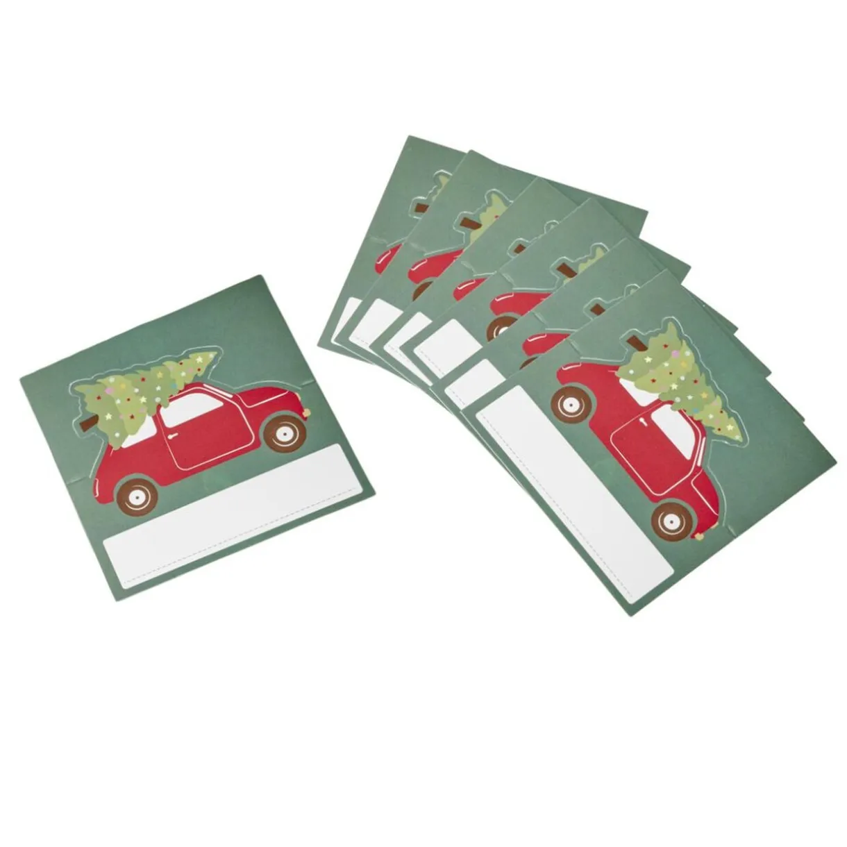 Porte nom Noël en papier motifs voiture 8 pièces < Gifi Sale