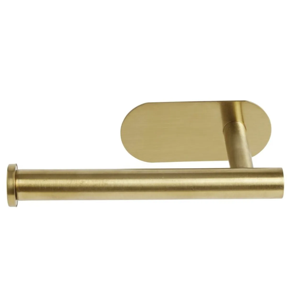 Porte papier toilette en métal doré L15,7x8cm < Gifi New