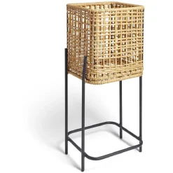 Porte plante osier métal Bali 32x29xH71cm < Gifi Discount