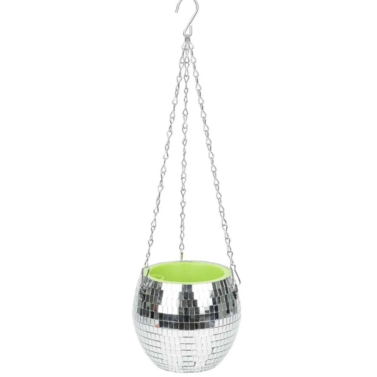 Porte plante à suspendre forme boule disco Ø15xH30cm < Gifi Best