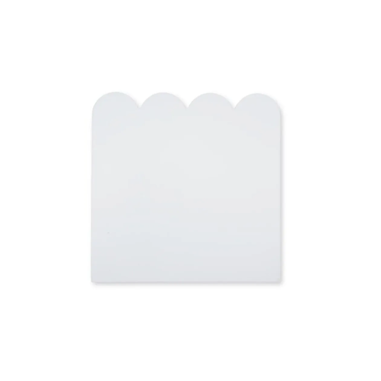 Porte pour Box Cube vague bois blanc 32x32cm