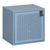 Porte pour structure Box Cube métal Bleu < Gifi Outlet