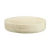 Porte savon effet pierre polyrésine beige 13,6x10,5xH2,7cm