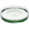 Porte-savon en verre transparent vert Ø8xH1,8cm < Gifi Outlet