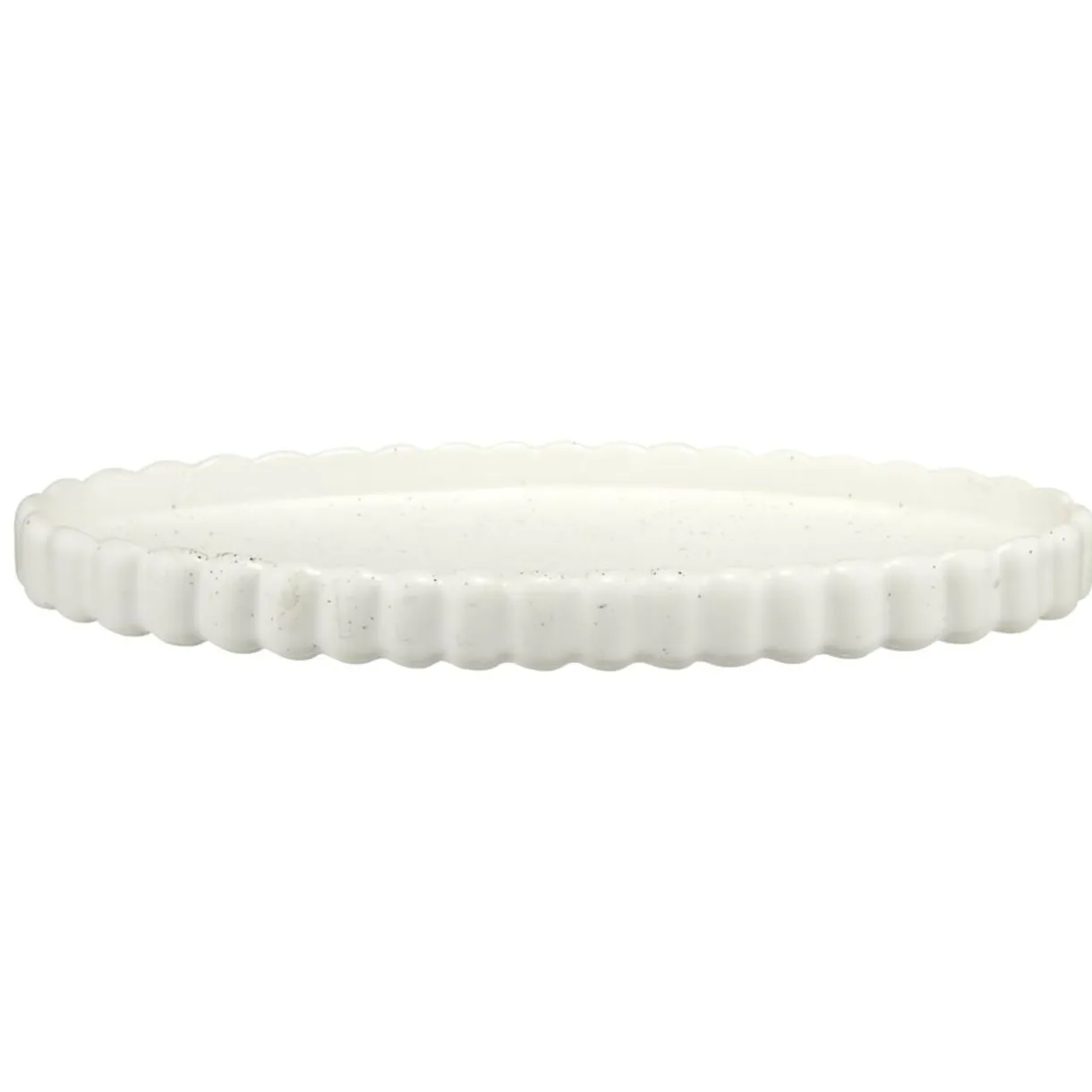Porte-savon façon cannelé grès blanc 13x9,5xH2,5cm < Gifi Clearance
