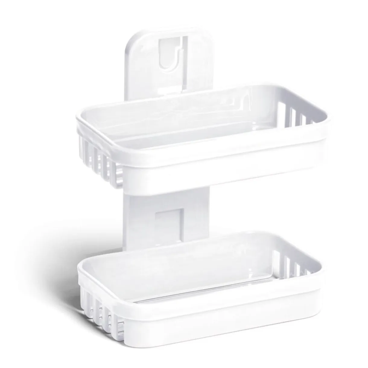 Porte savon 2 niveaux plastique (2 modèles blanc ou rose) < Gifi Outlet