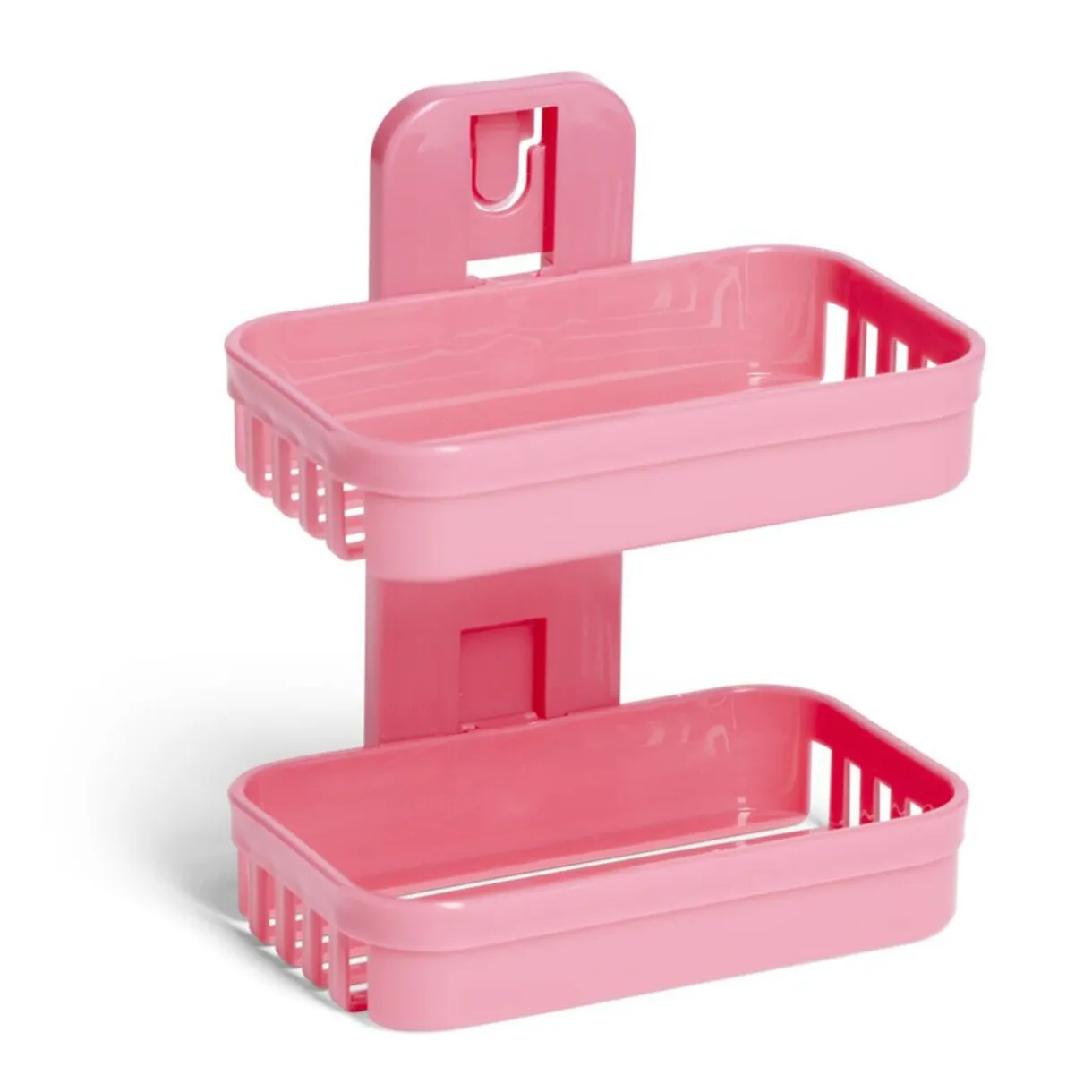 Porte savon 2 niveaux plastique (2 modèles blanc ou rose) < Gifi Outlet