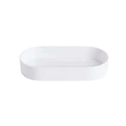 Porte savon plastique blanc 8x13,5cm < Gifi Discount