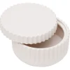 Porte-savon plastique rose effet rainuré Ø7,5xH9,5cm < Gifi Discount