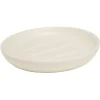 Porte-savon rond céramique beige Ø10xH2cm