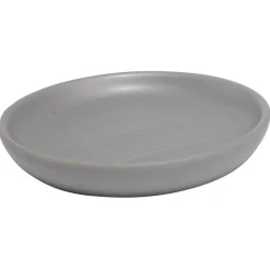 Porte-savon rond céramique gris Ø10xH2cm < Gifi New