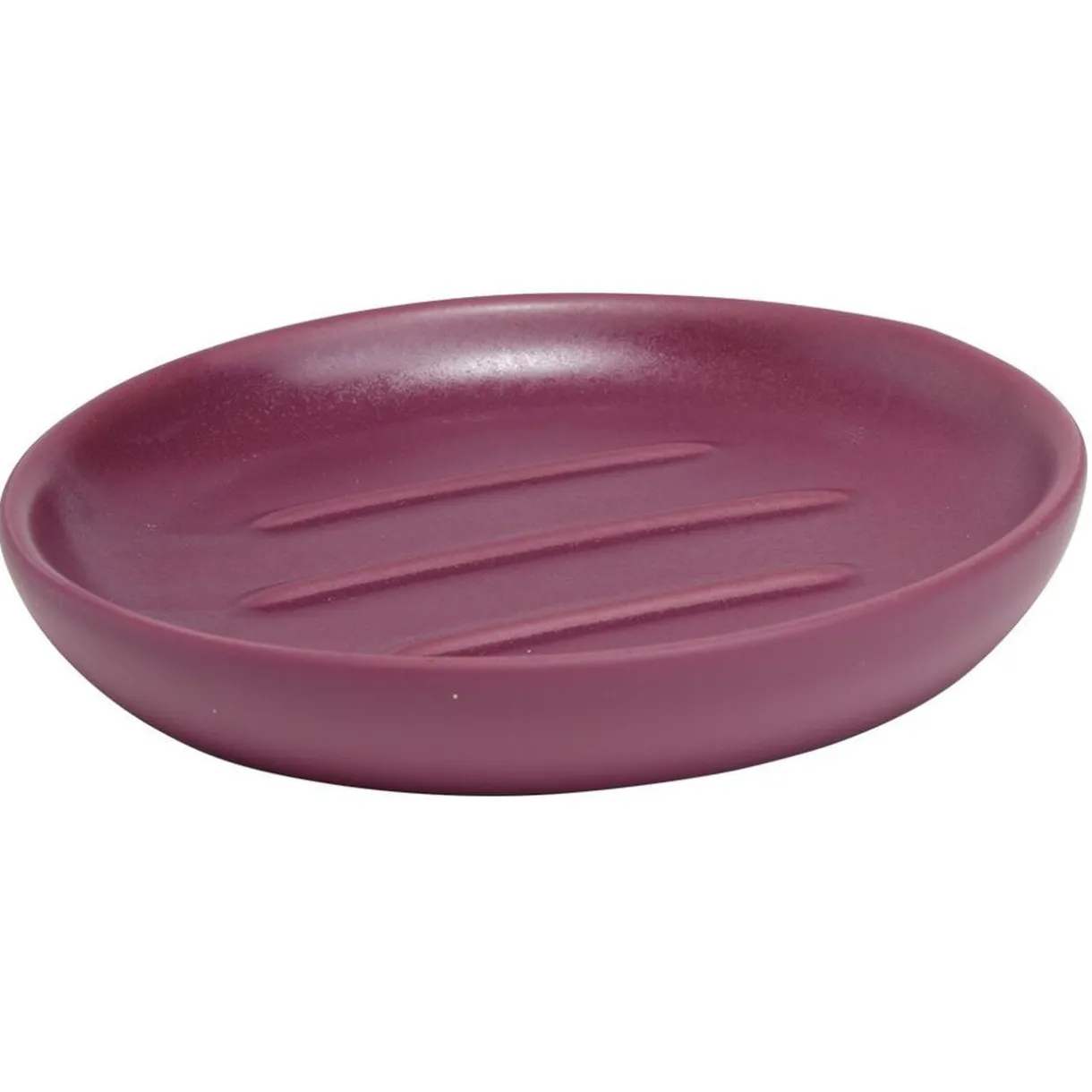 Porte-savon rond céramique violet Ø10xH2cm < Gifi Discount