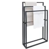 Porte serviette 3 niveaux métal noir < Gifi Clearance