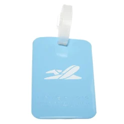 Porte étiquette de bagage uni bleu < Gifi
