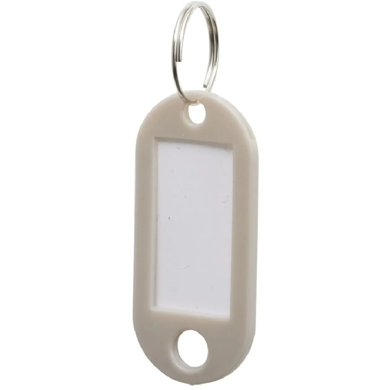 Porte-étiquette porte-clé plastique x10