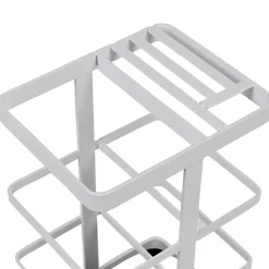Porte ustensiles de cuisine en métal blanc