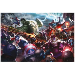 Poster bataille Marvel 91,5x61cm < Gifi Discount
