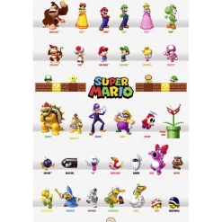 Poster Super Mario - Character Parade < Gifi Hot