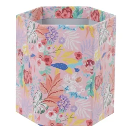 Pot à crayon hexagonal motif floral < Gifi New