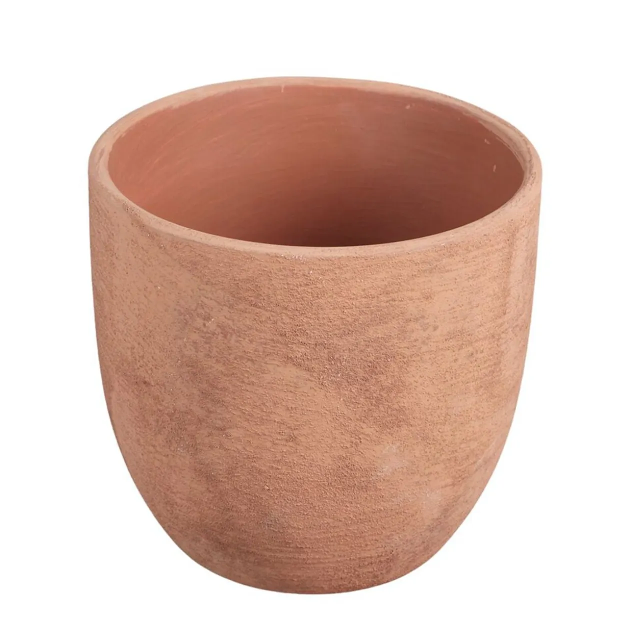 Pot de fleur terre cuite rouge Ø14xH13cm