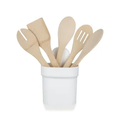 Pot de rangement plastique avec ventouse 12,5xH18,5cm (2 modèles)