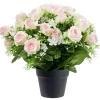 Pot de rose artificielle Ø50xH50cm