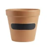 Pot à herbe rond en terre cuite Ø14xH14,5cm < Gifi Online