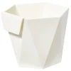 Pot hexagonal clipsable plastique blanc ivoire Ø12xH13cm < Gifi Best