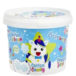 Pot licorne barbe à papa x8 rose et bleue 150gr