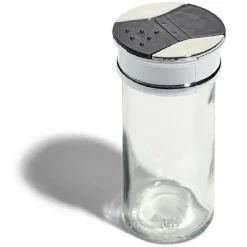 Pot à épice en verre et couvercle métal Ø5xH10,2cm < Gifi Online