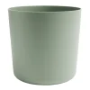 Pot rond cylindrique plastique vert sauge Ø30xH29cm < Gifi New