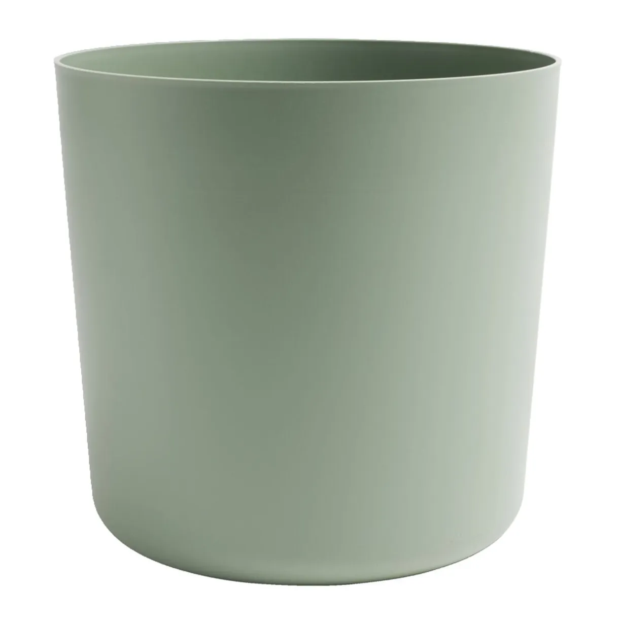 Pot rond cylindrique plastique vert sauge Ø30xH29cm < Gifi New