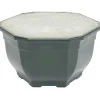 Pot rond funéraire lesté noir Ø15cm