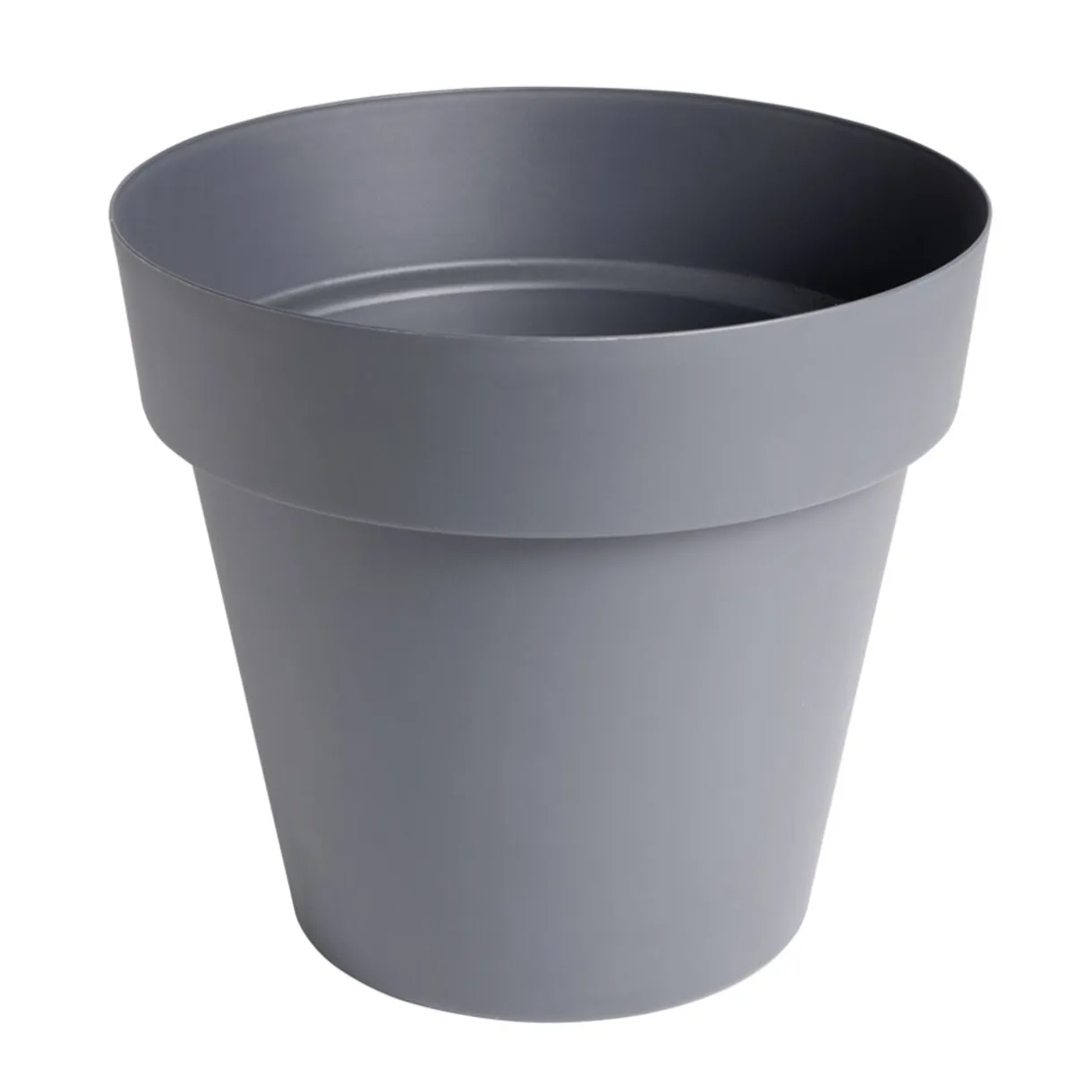 Pot rond Paris plastique gris Ø60xH52,5cm < Gifi Outlet