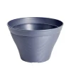 Pot rond pour plante en plastique orange Ø40xH25,5cm